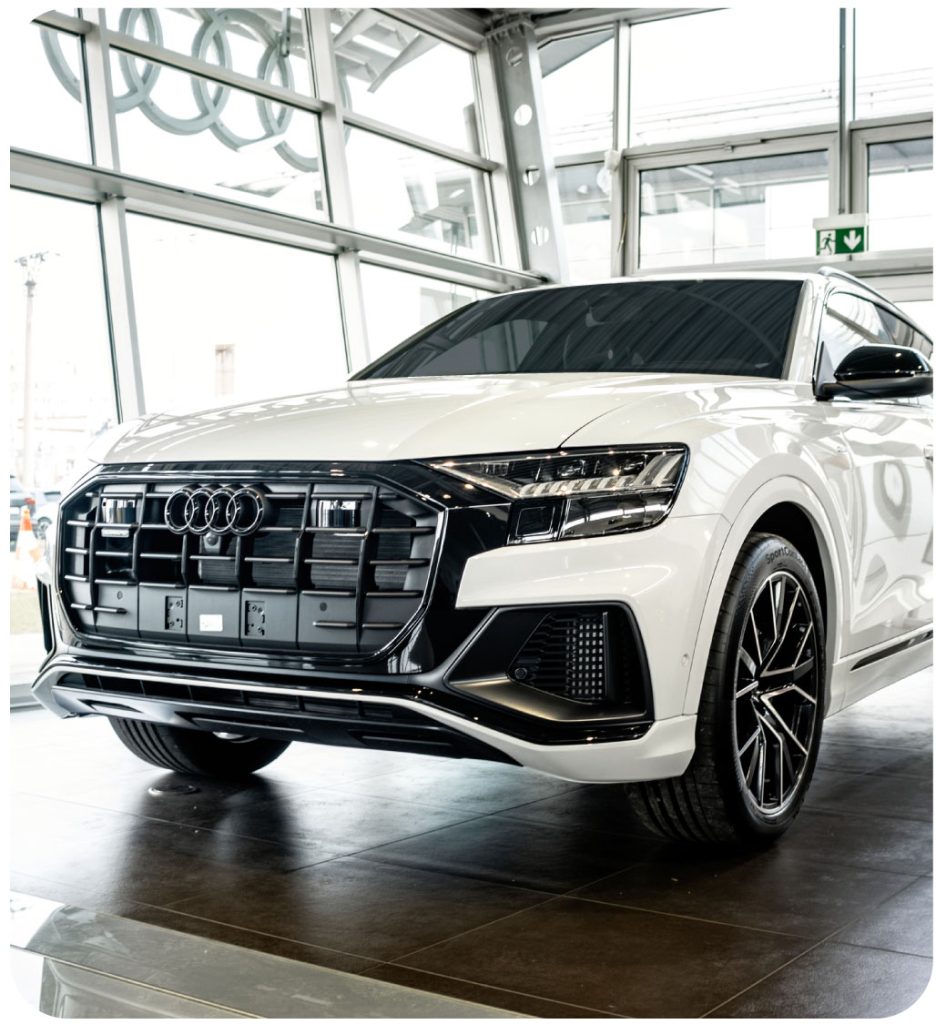 Audi with car window tint installed in Earth City Earth City